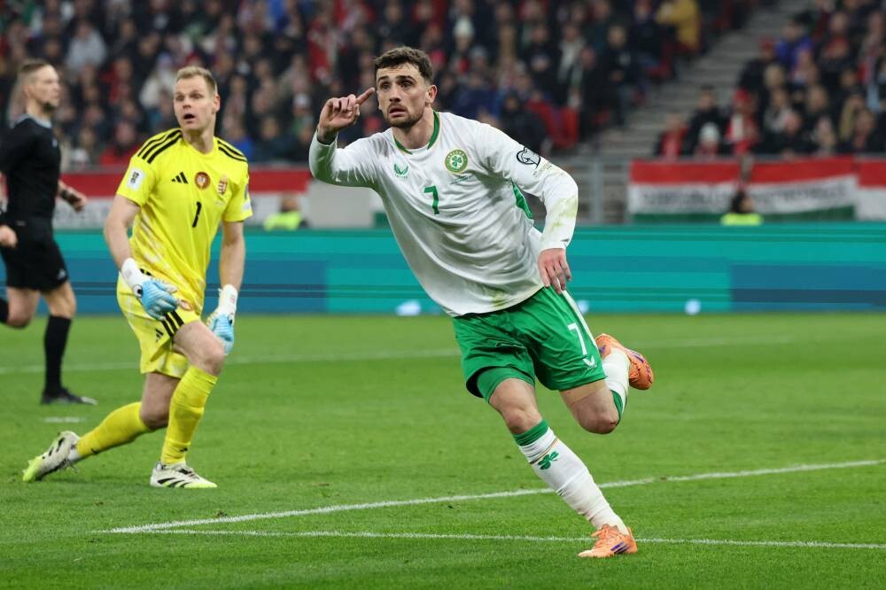 Troy Parrott couldn't hold back tears after victory over Hungary