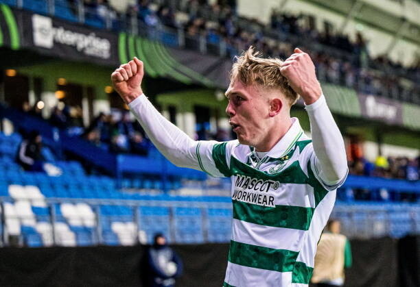 Michael Noonan scores a historic goal in the European Conference League